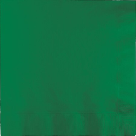 Touch Of Color Emerald Green Napkins 3 ply, 6.5", 500PK 58112B